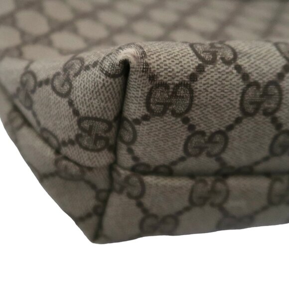 vtg 80s GUCCI Shopper Tote bag GG logo print canvas - Picture 11 of 12